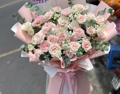 Bó hoa tươi đẹp ý nghĩa – TUNA FLOWER hoa tươi uy tín TP.HCM