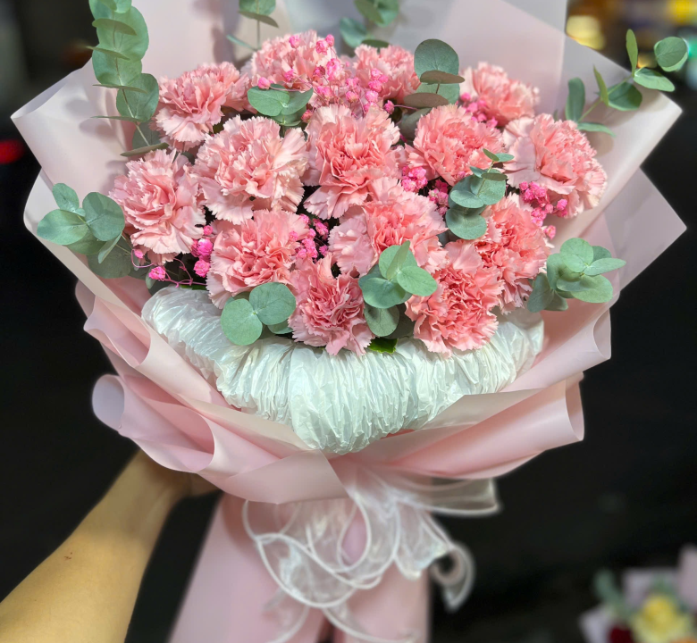 Bó hoa cẩm chướng 01-11