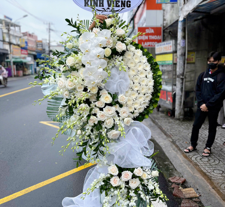Kệ hoa viếng tang 09