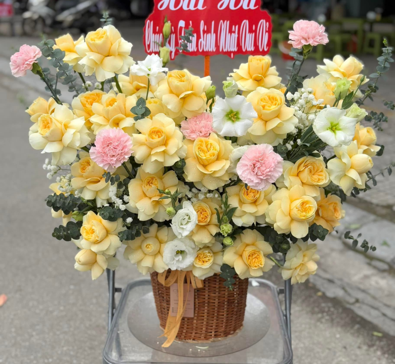 Giỏ hoa 01-34