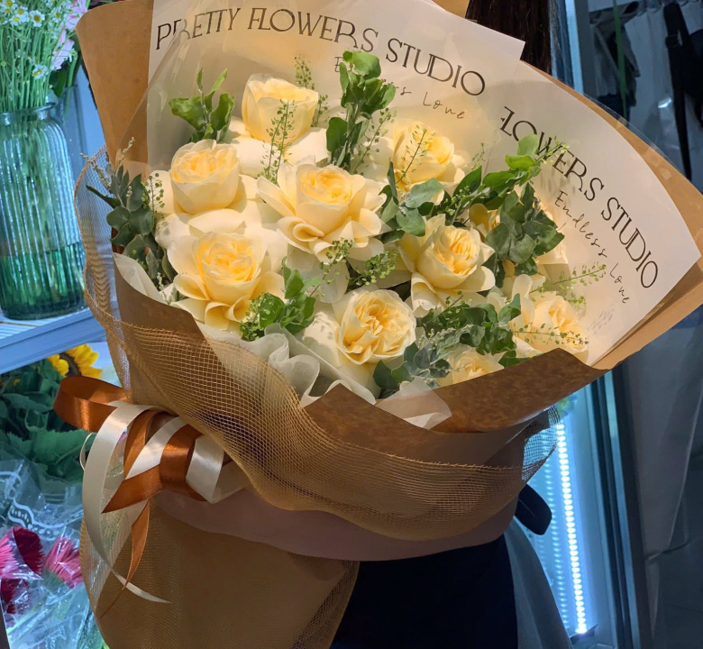 Bó hoa hồng juliet 08-03