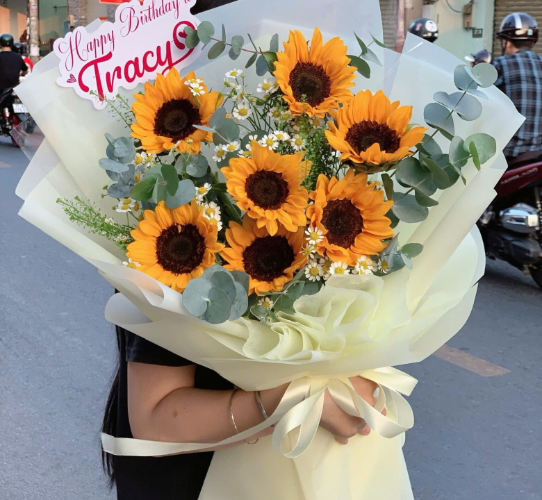 Hoa hướng dương tốt nghiệp 33