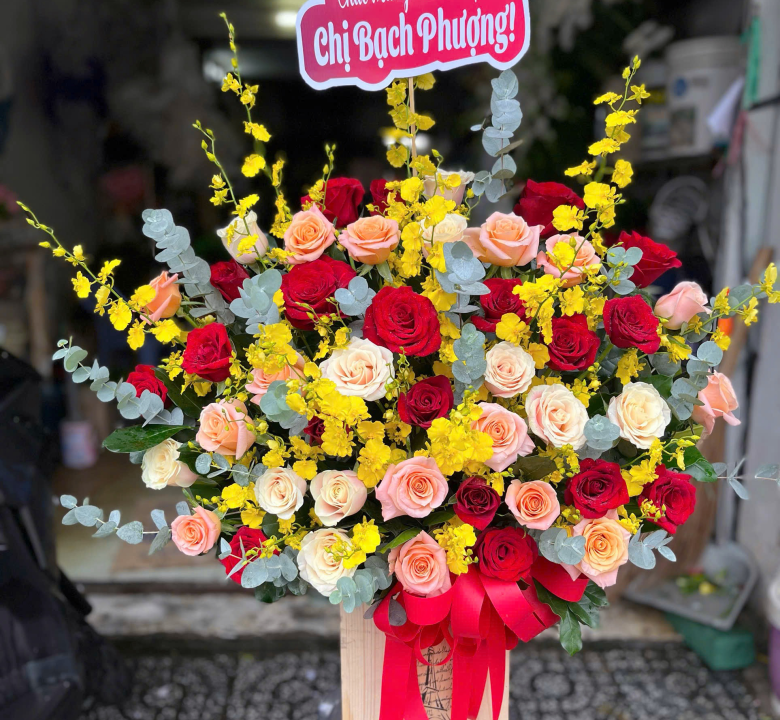 Giỏ hoa chúc mừng 01-71