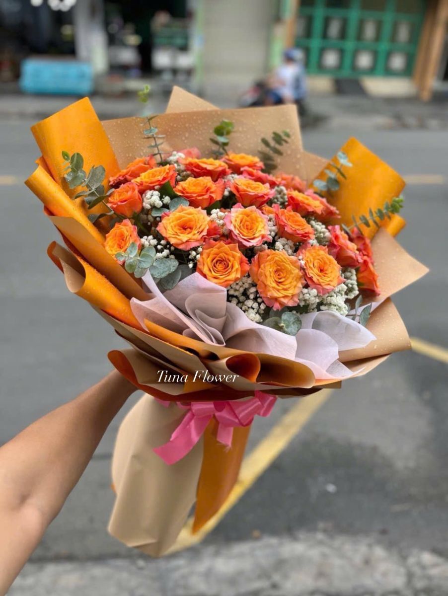 hoa tháng 12 và hoa tháng 1 - bình hoa Tết