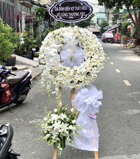Kệ hoa viếng tang 01