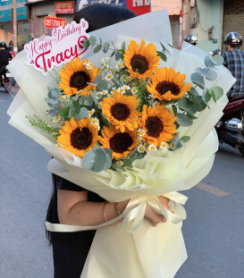 Hoa hướng dương tốt nghiệp 33