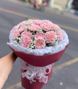 Bó hoa cẩm chướng 09-97