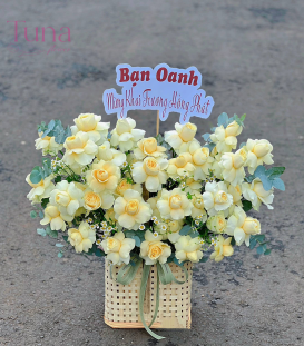 Giỏ hoa 01-85