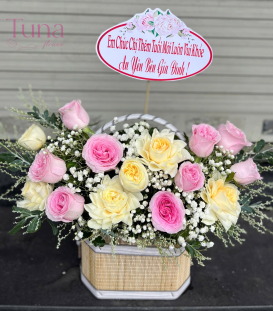 Giỏ hoa 01-90