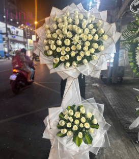 Kệ viếng hoa hồng victor 66