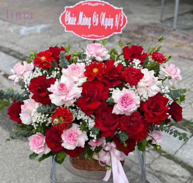 Giỏ hoa 01-33