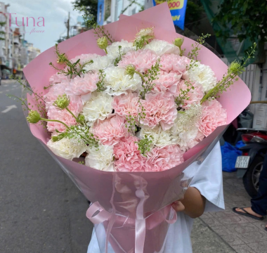 Bó hoa cẩm chướng Hà Lan 01-01