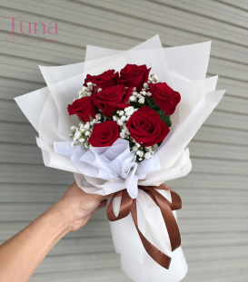 Bó hoa hồng đỏ 01