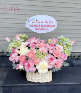 Giỏ hoa 02-16