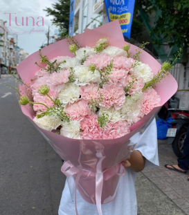 Bó hoa cẩm chướng Hà Lan 01-01