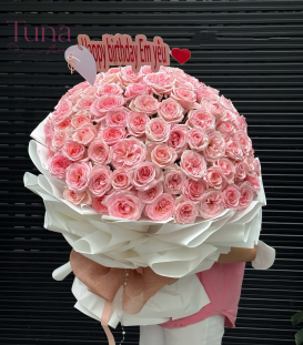 Bó hoa 100 bông hồng Ohara