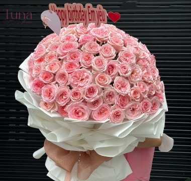 Bó hoa 100 bông hồng Ohara